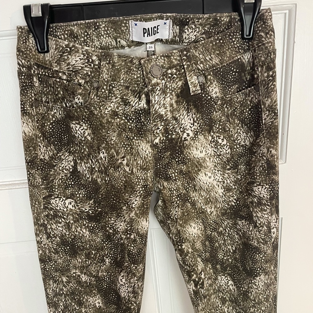 PAIGE Verdugo Ultra Skinny patterned jeans s26